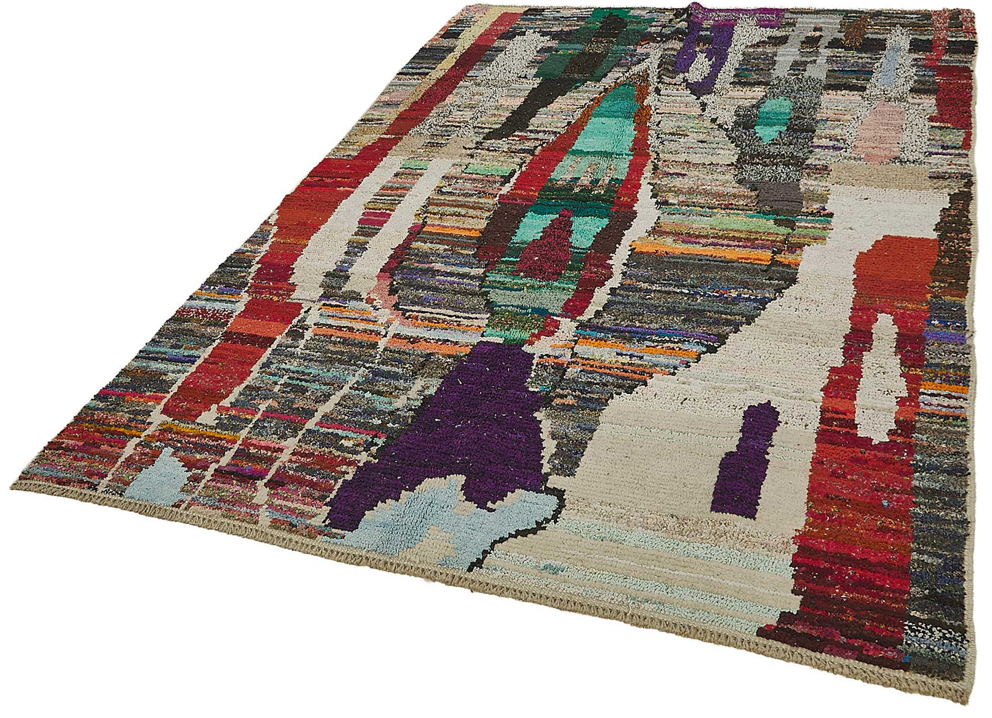 6x9 Multicolor Recycled Chaput Rug - 50285