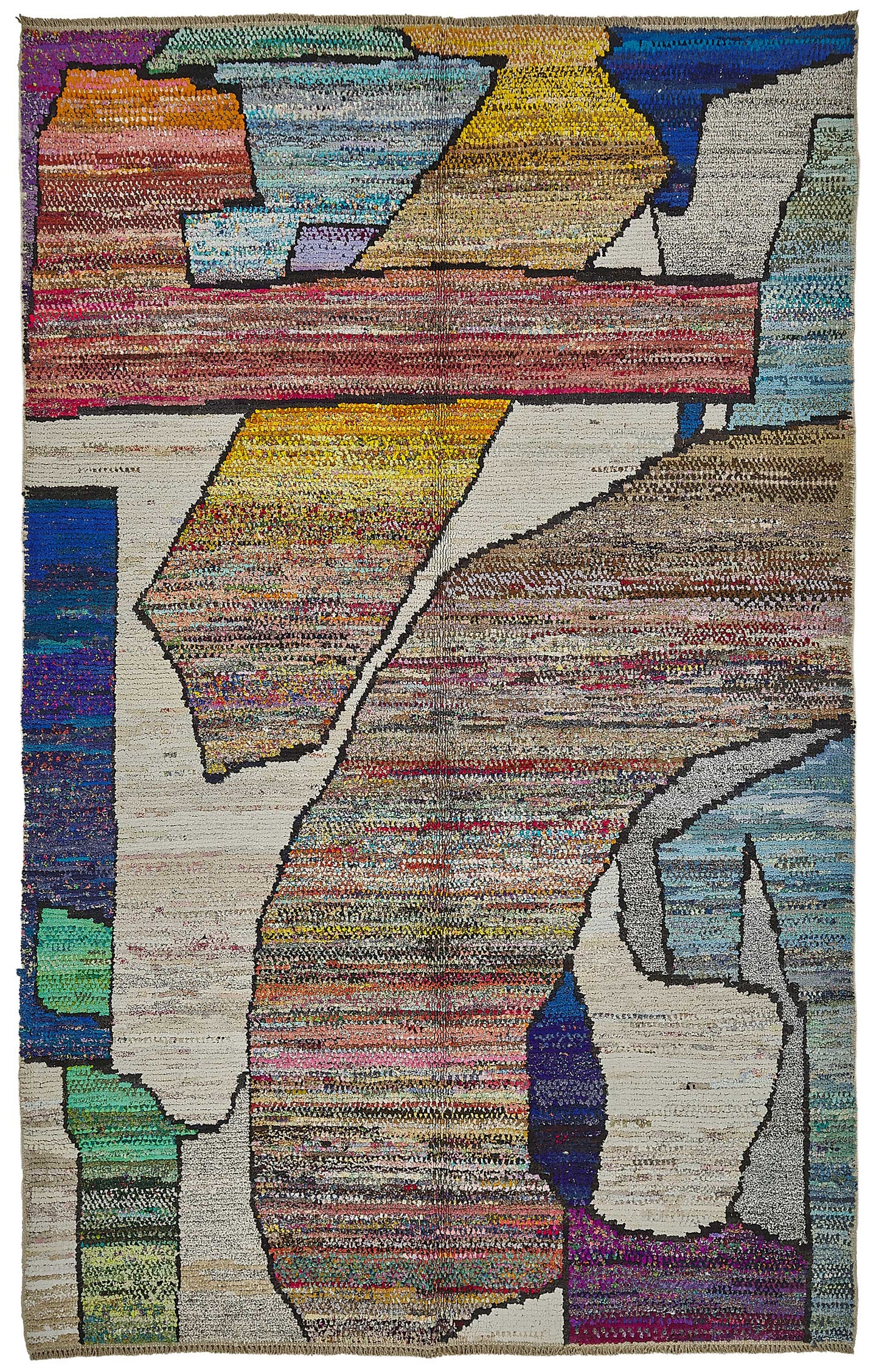 7x10 Multicolor Recycled Chaput Rug - 50287