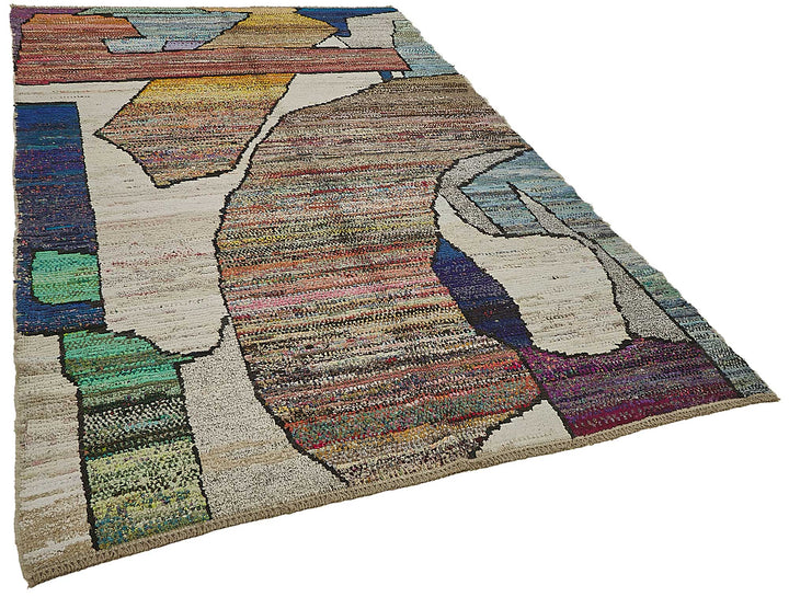 7x10 Multicolor Recycled Chaput Rug - 50287