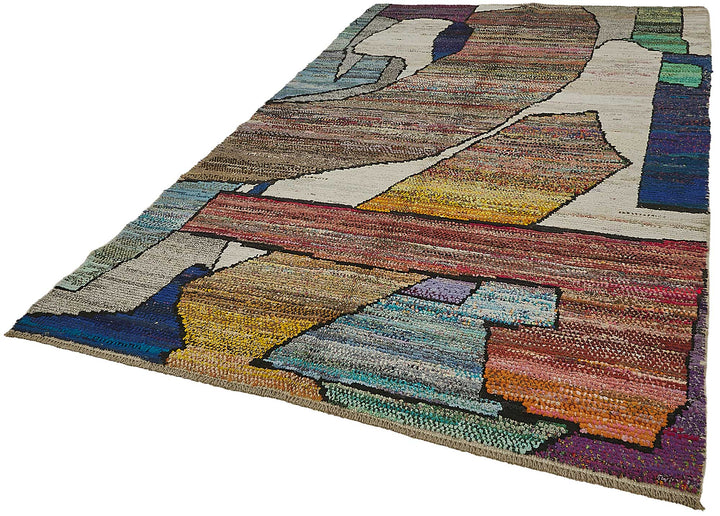 7x10 Multicolor Recycled Chaput Rug - 50287
