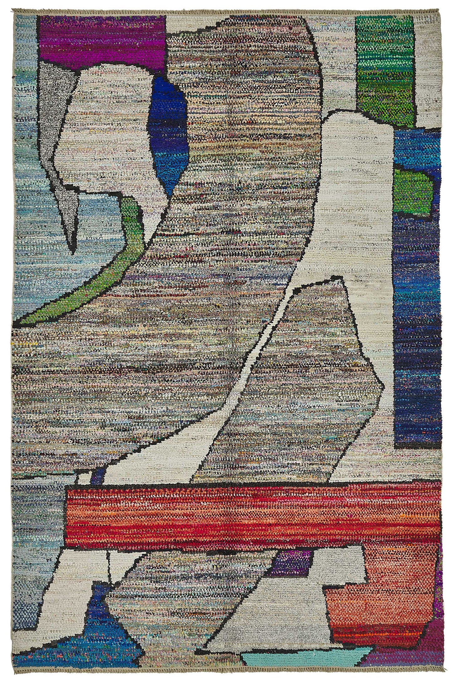 6x10 Multicolor Recycled Chaput Rug - 50289