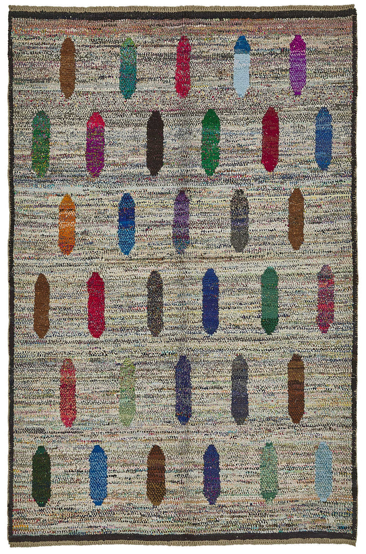 6x10 Multicolor Recycled Chaput Rug - 50290