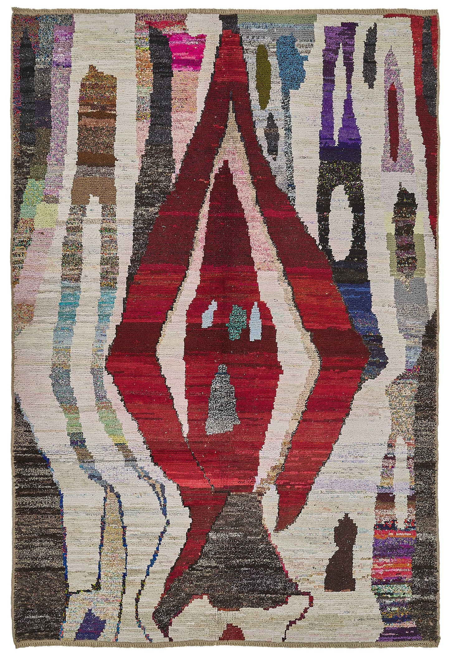 6x9 Multicolor Recycled Chaput Rug - 50291