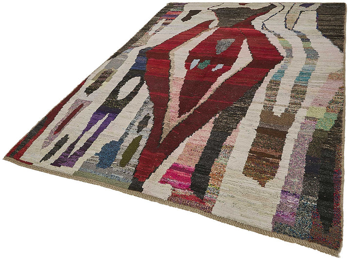 6x9 Multicolor Recycled Chaput Rug - 50291