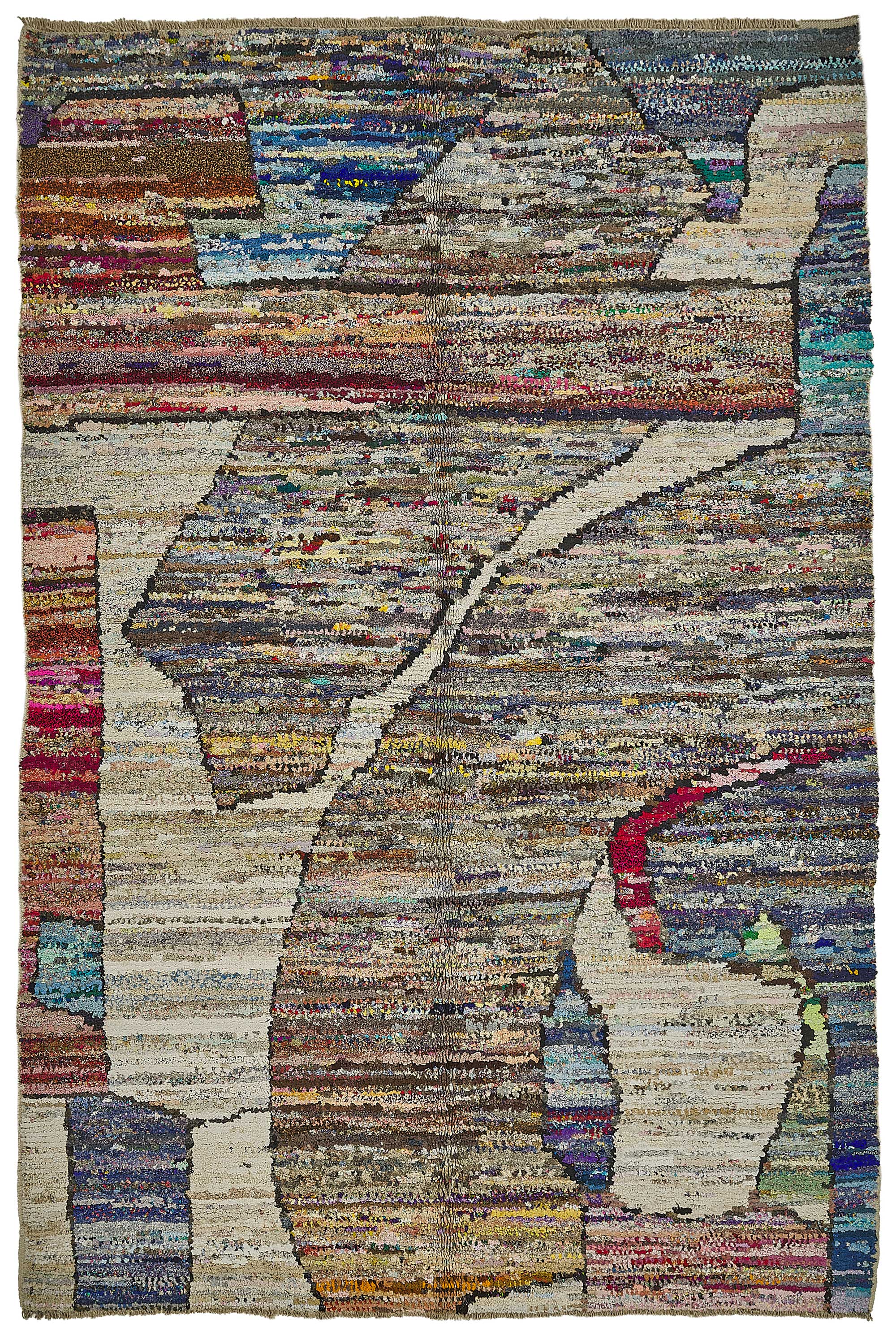 6x10 Multicolor Recycled Chaput Rug - 50293