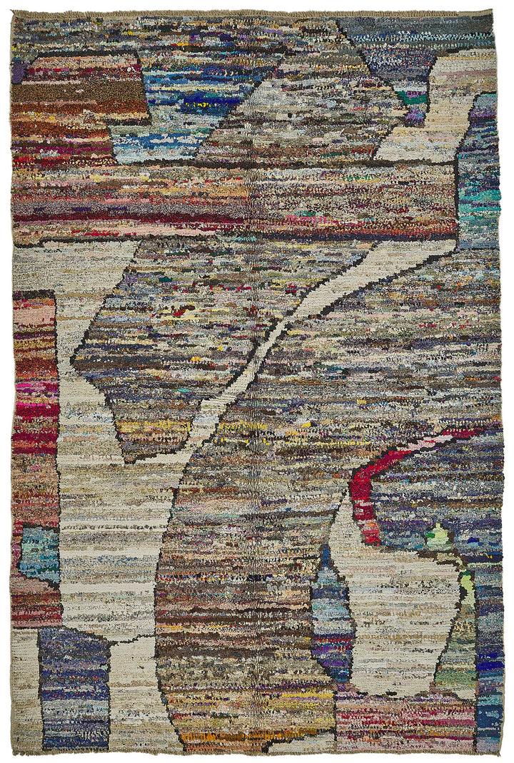 6x10 Multicolor Recycled Chaput Rug - 50293