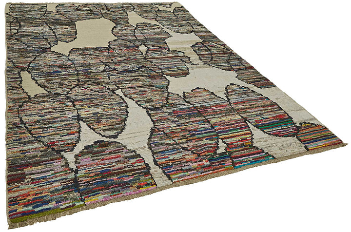 7x10 Multicolor Recycled Chaput Rug - 50294