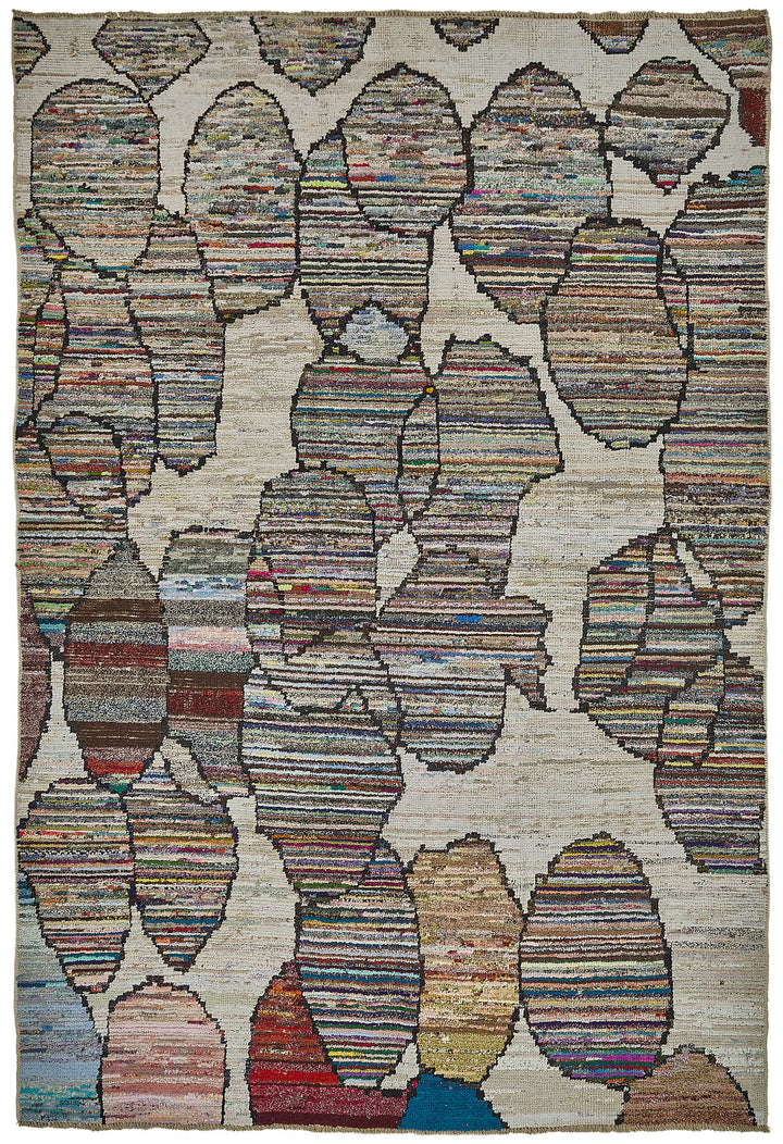 7x11 Multicolor Recycled Chaput Rug - 50295