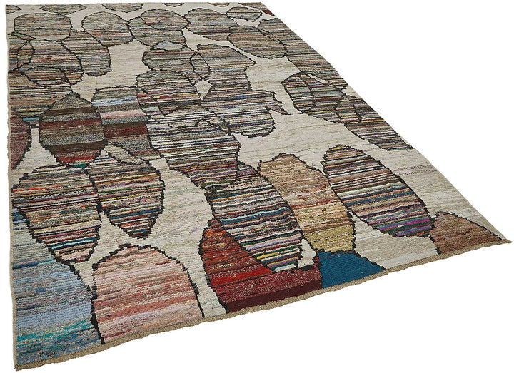 7x11 Multicolor Recycled Chaput Rug - 50295