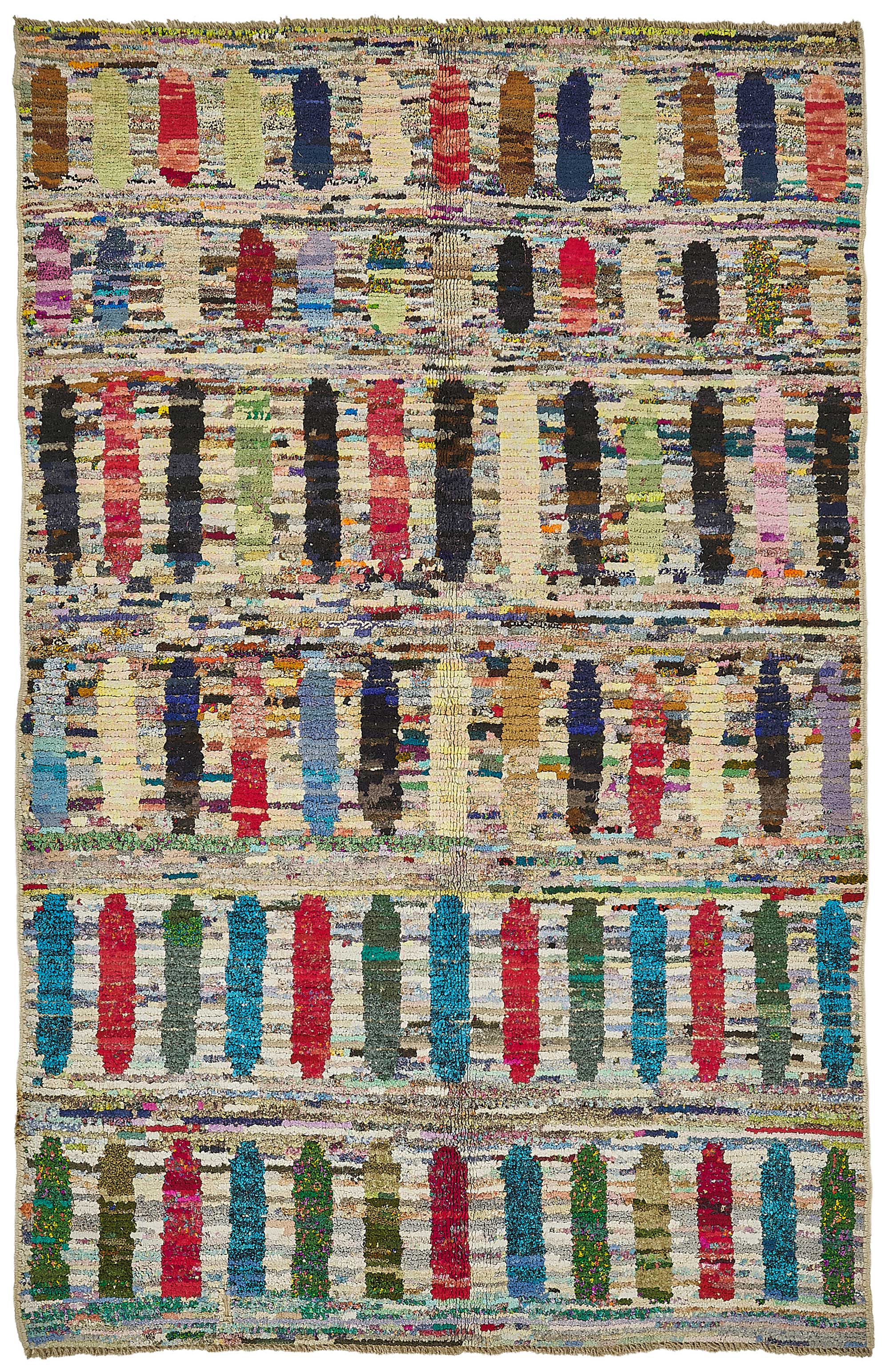 6x9 Multicolor Recycled Chaput Rug - 50297