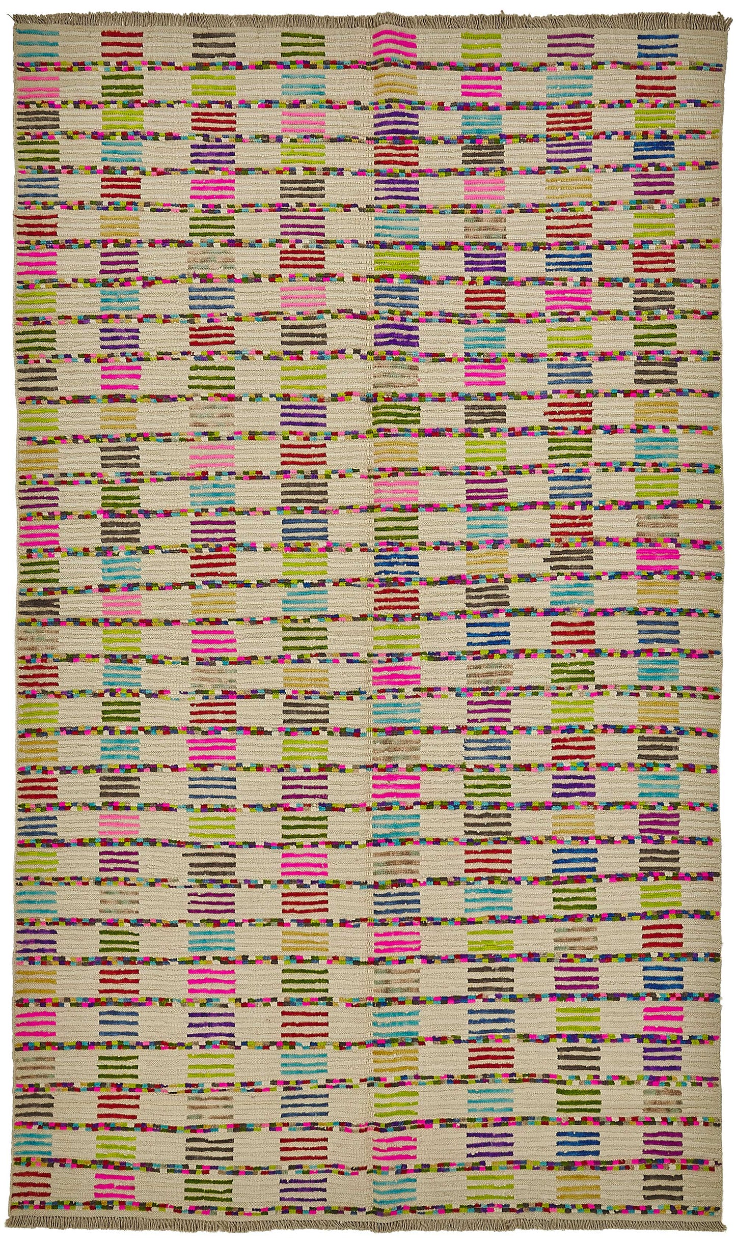 7x11 Multicolor Recycled Chaput Rug - 50300