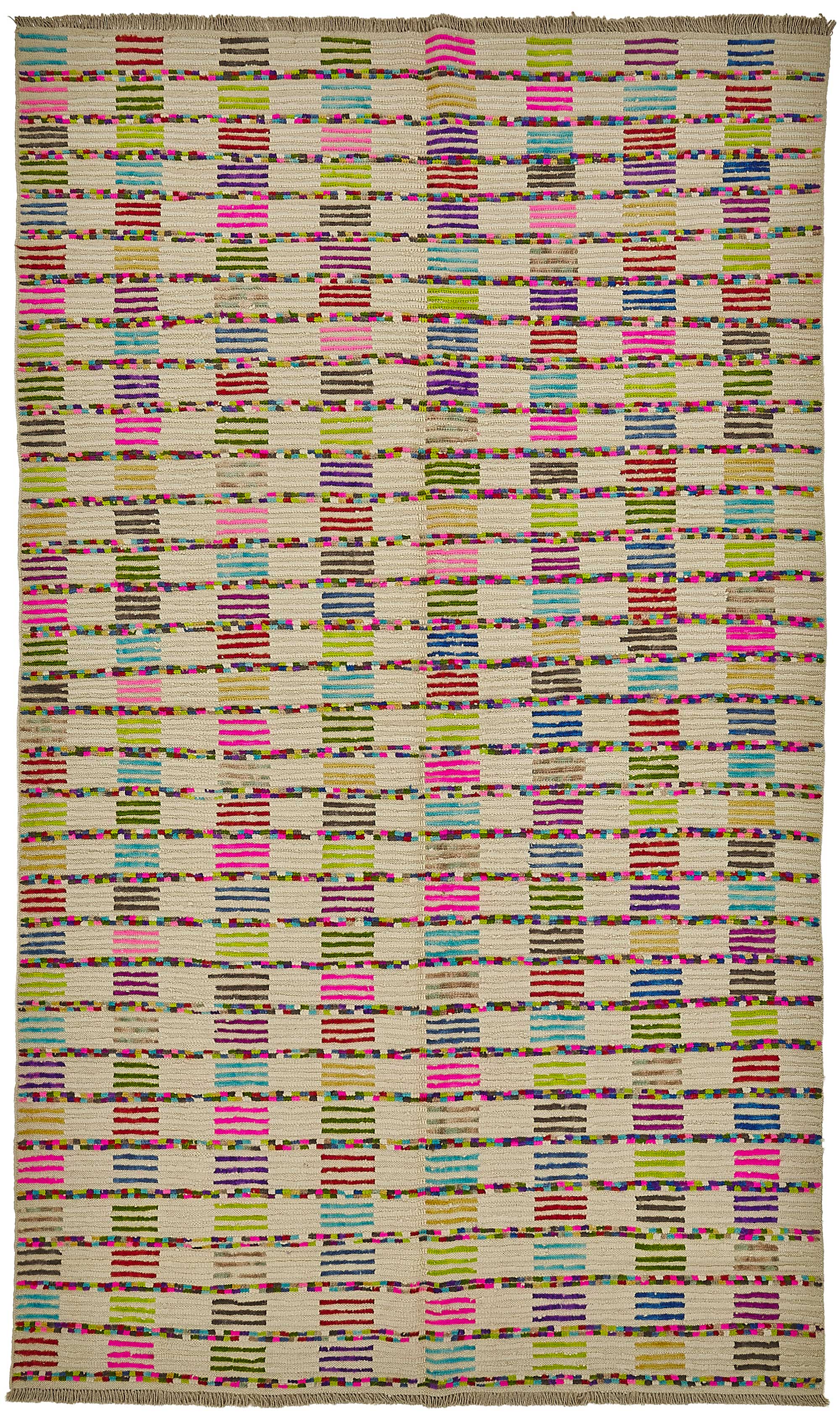 7x11 Multicolor Recycled Chaput Rug - 50300