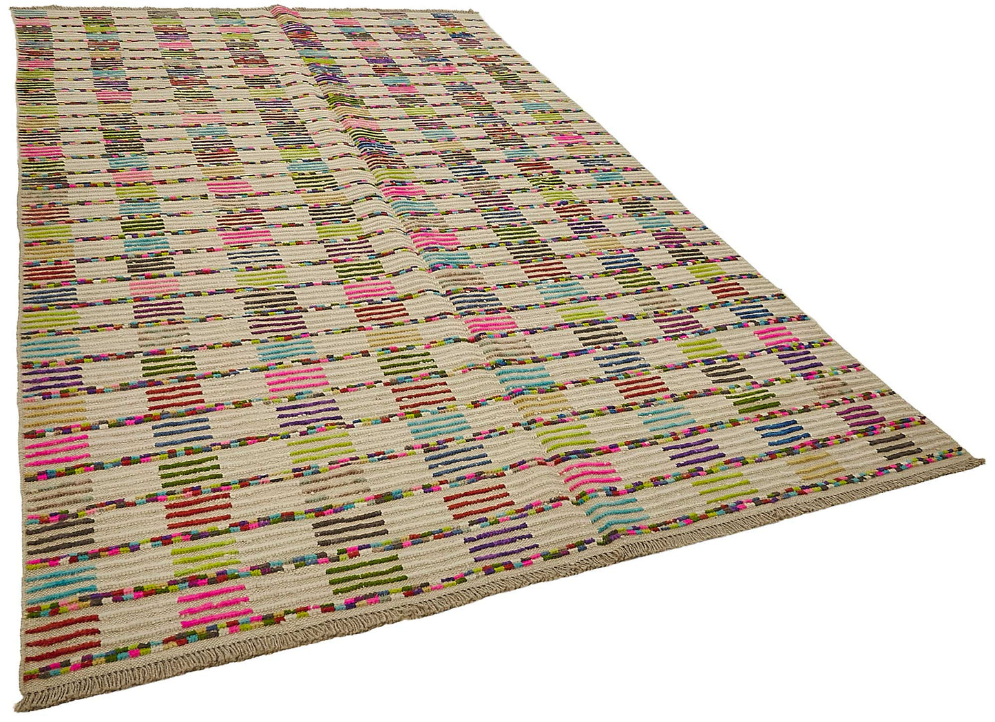 7x11 Multicolor Recycled Chaput Rug - 50300