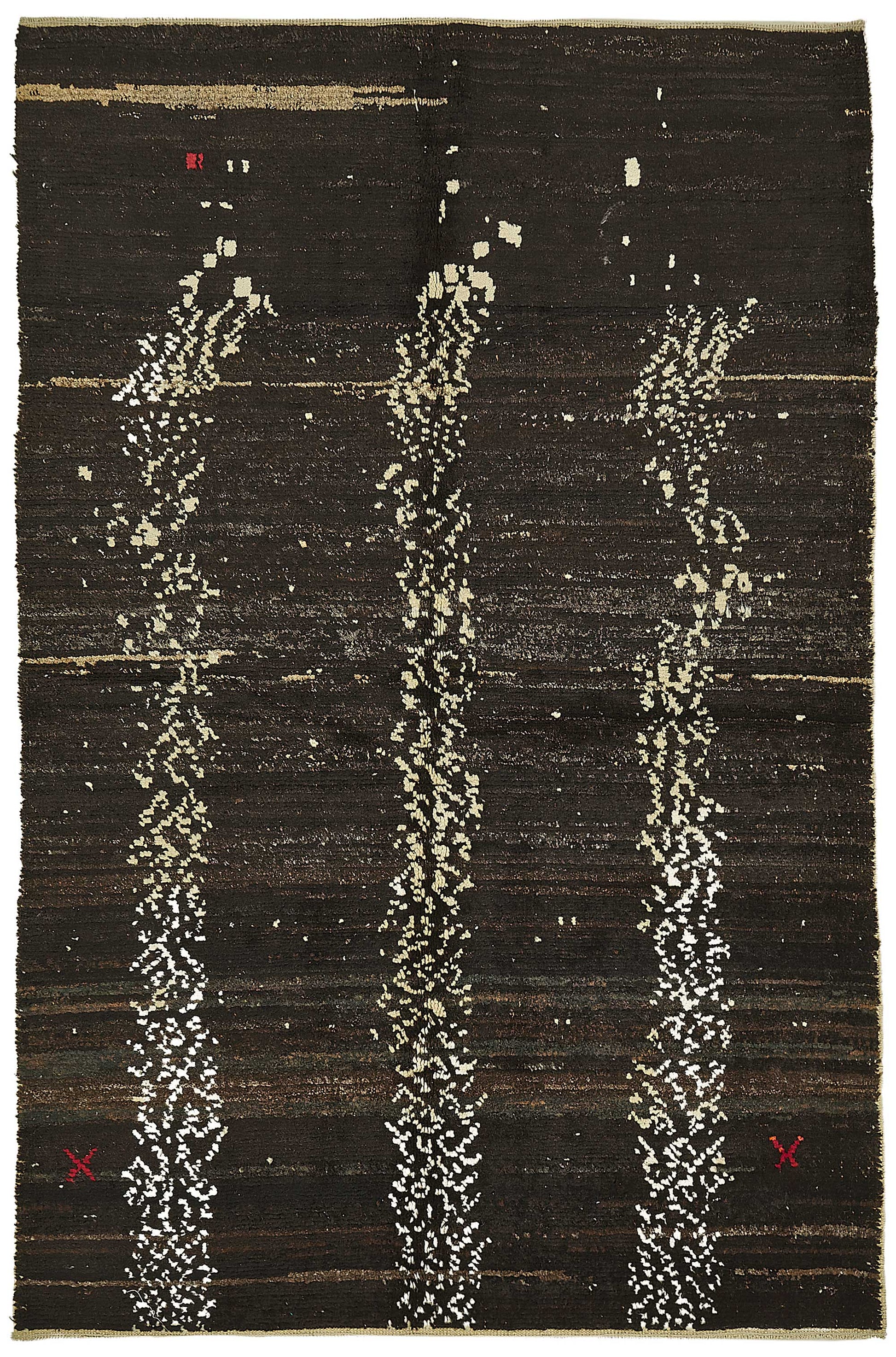 6x8 Black Recycled Chaput Rug - 50301