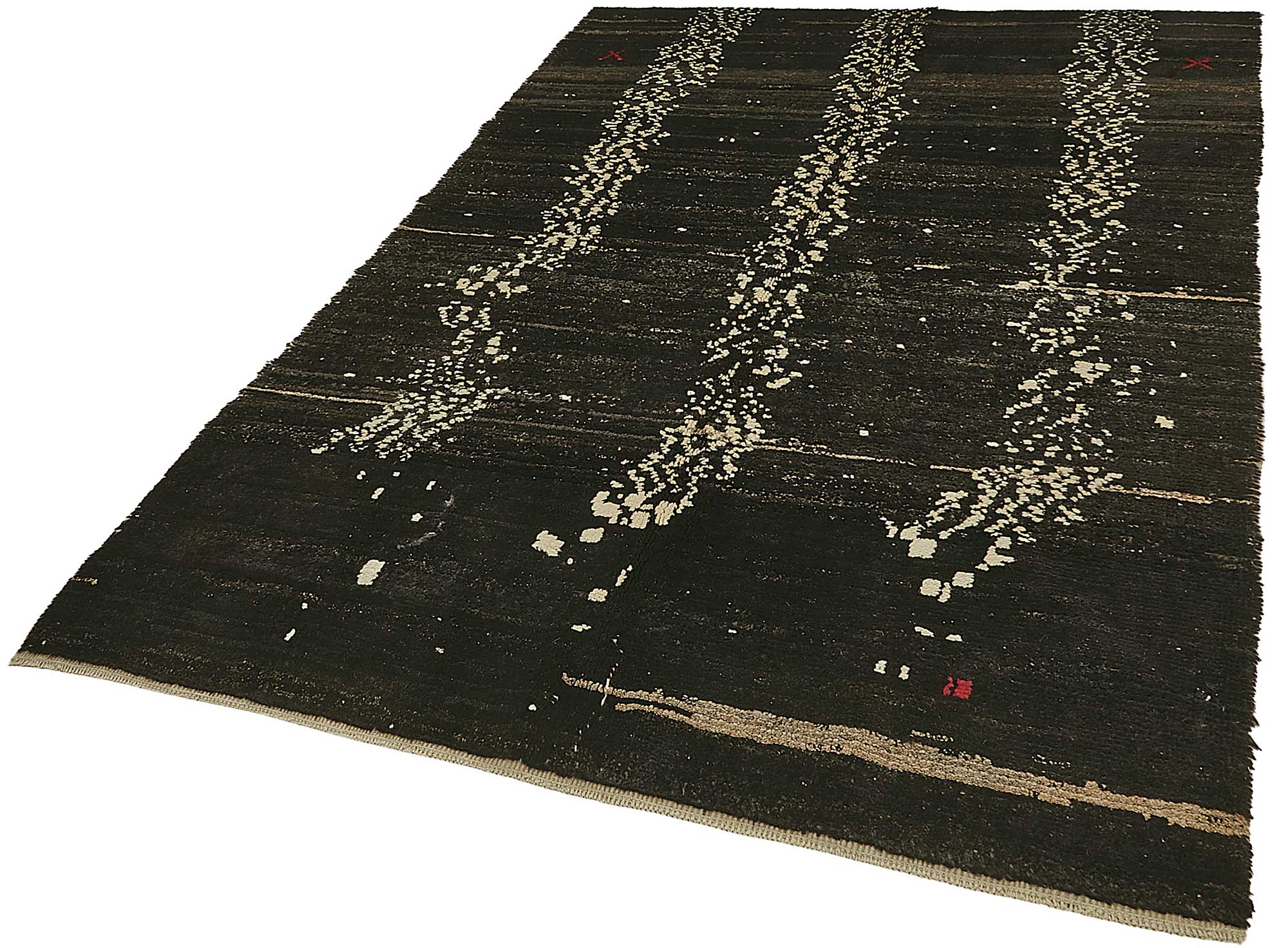 6x8 Black Recycled Chaput Rug - 50301
