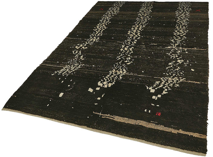 6x8 Black Recycled Chaput Rug - 50301