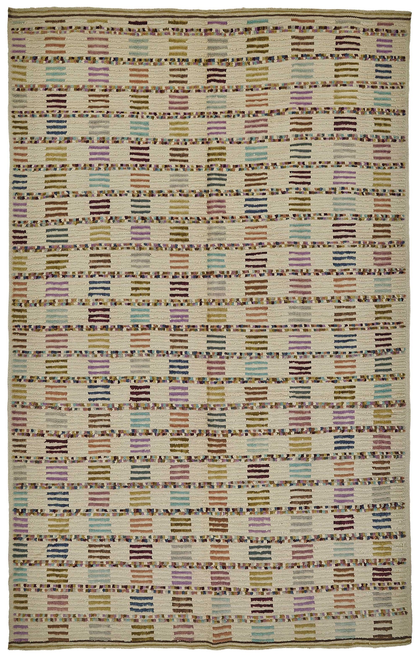 6x10 Beige Recycled Chaput Rug - 50302