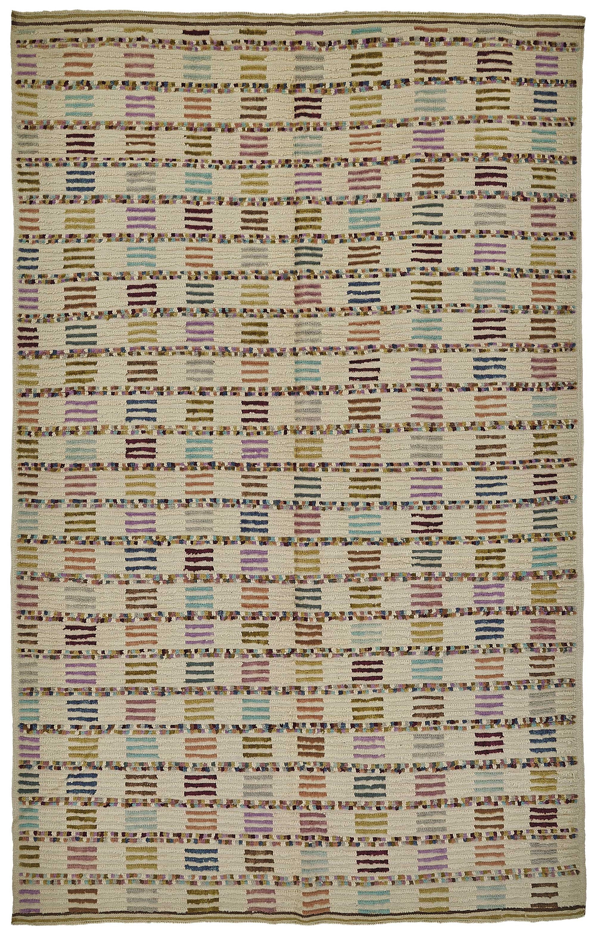 6x10 Beige Recycled Chaput Rug - 50302