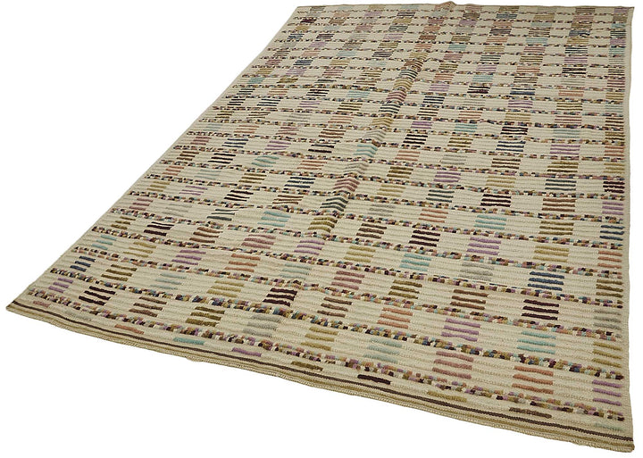 6x10 Beige Recycled Chaput Rug - 50302