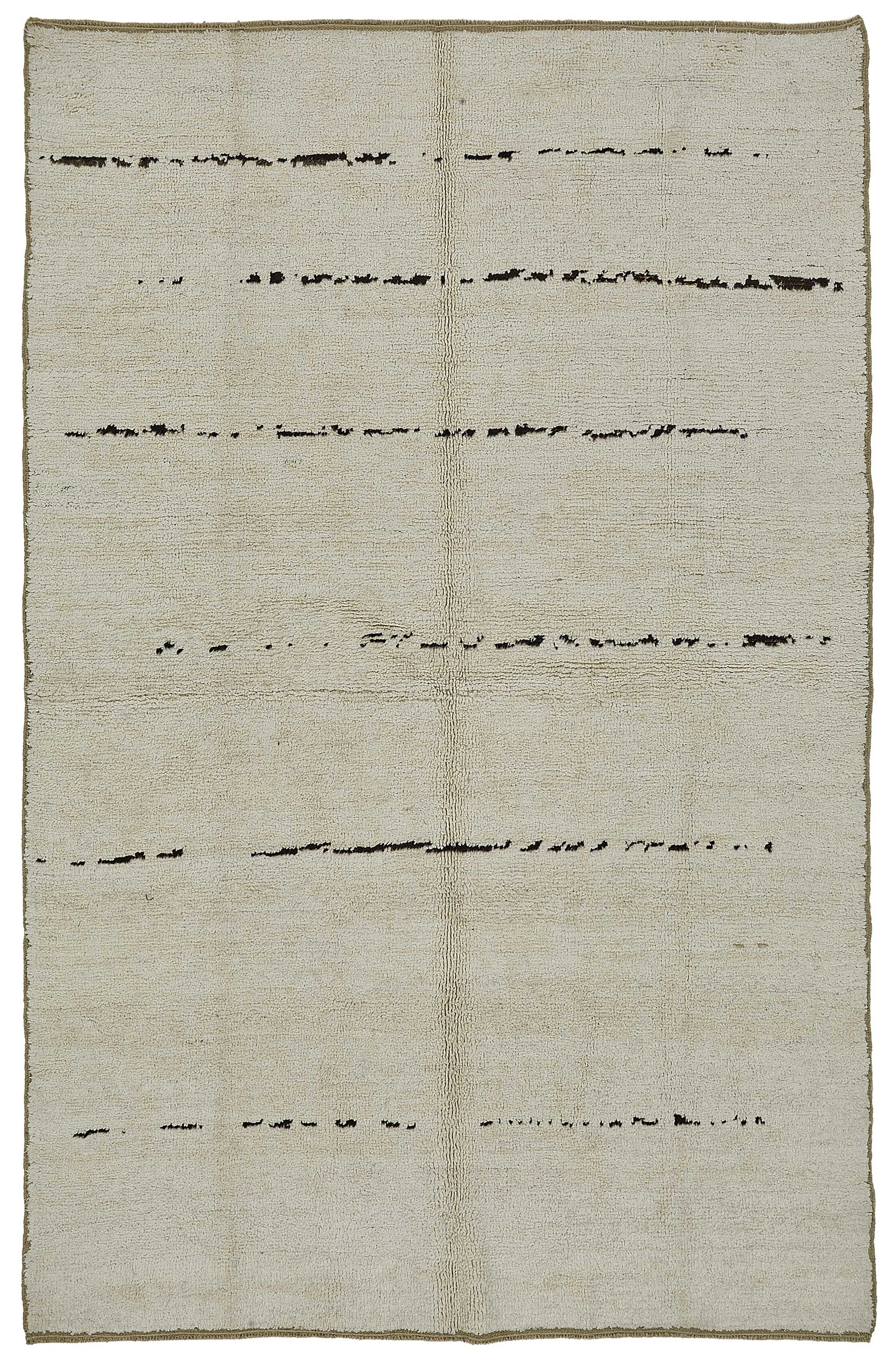 5x8 Beige Recycled Chaput Rug - 50303