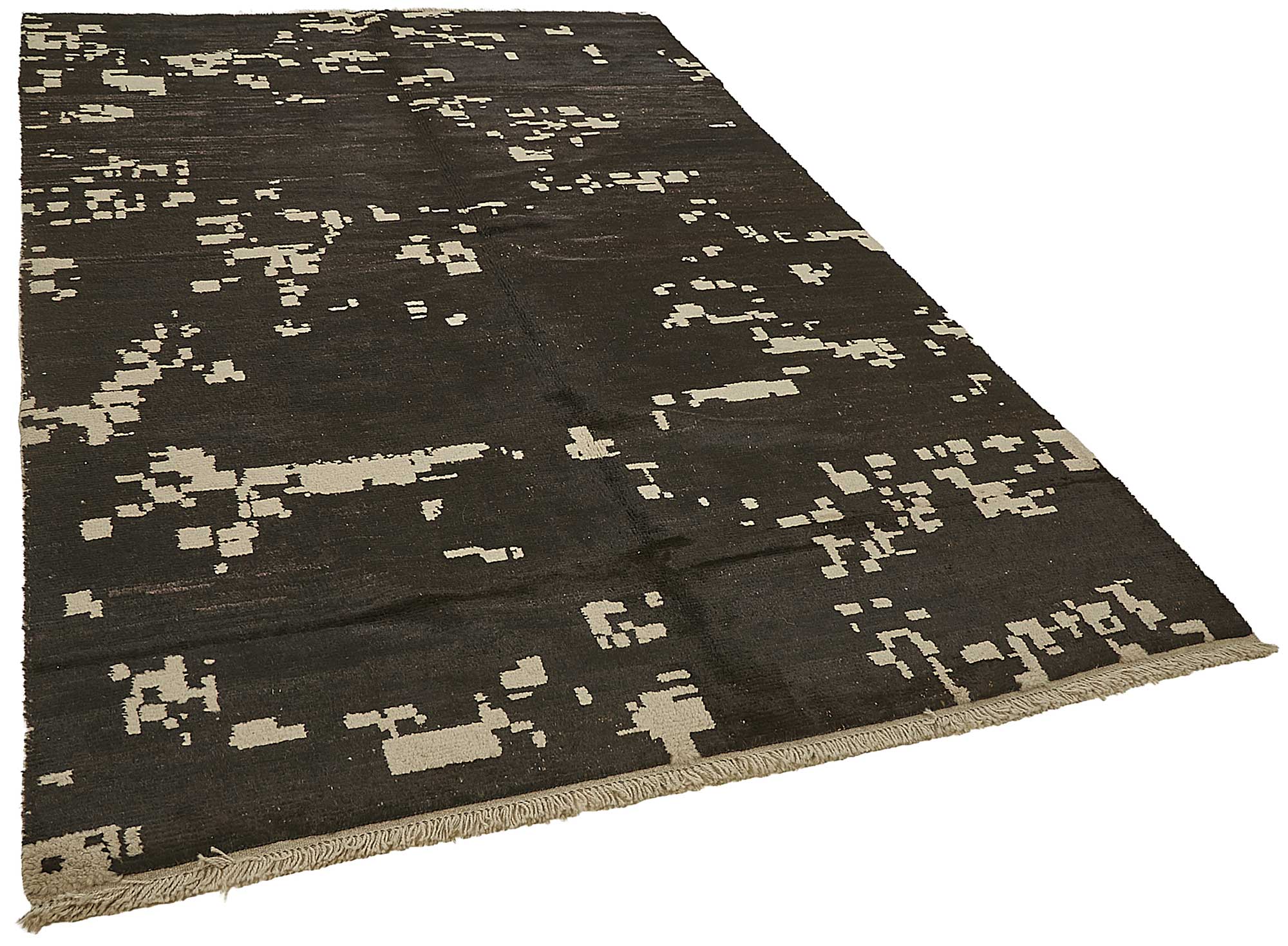 7x10 Black Recycled Chaput Rug - 50305