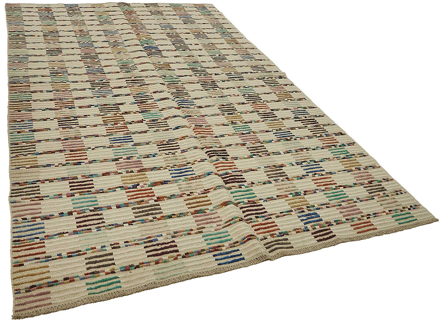 7x11 Beige Recycled Chaput Rug - 50308