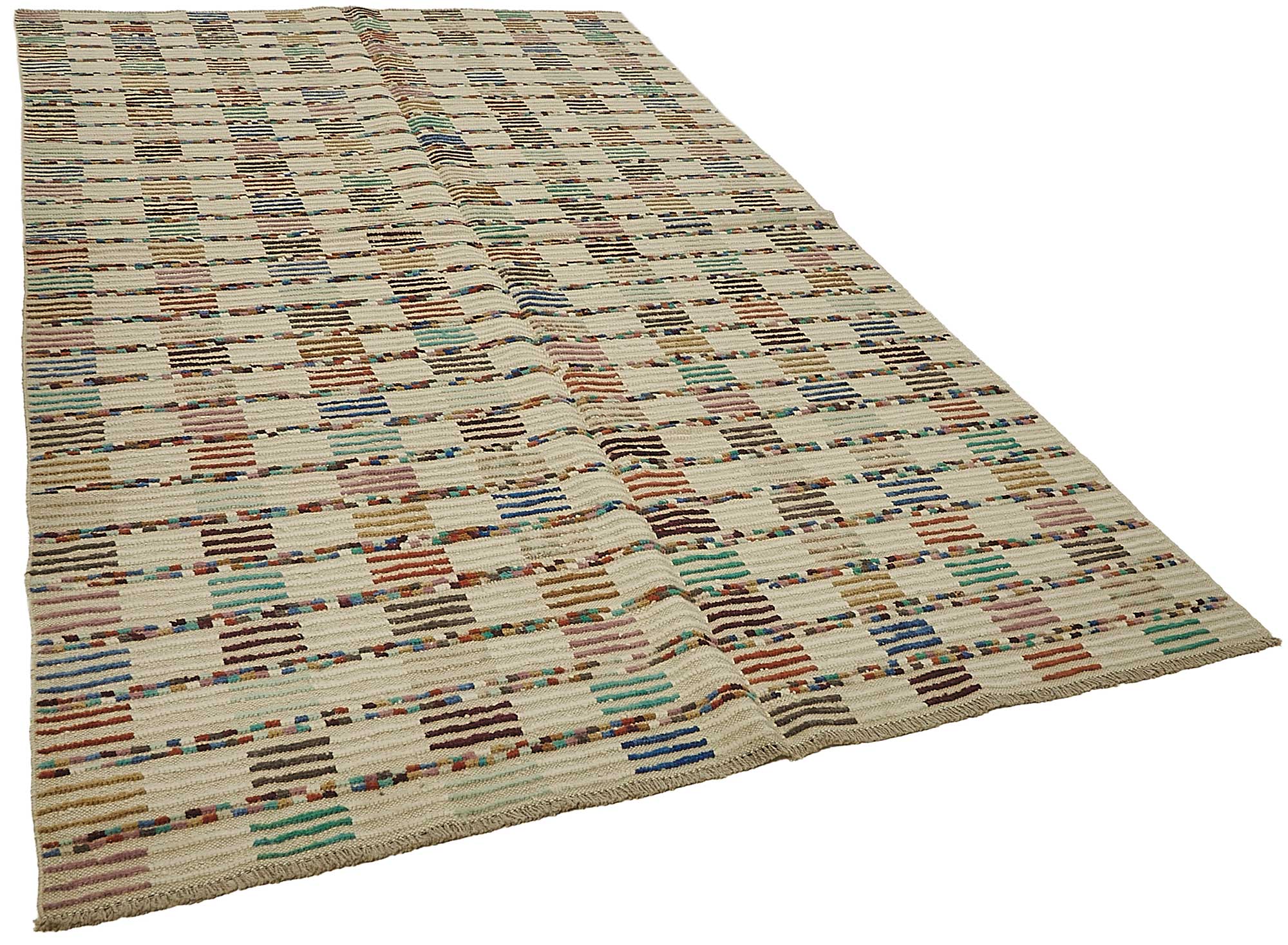 7x11 Beige Recycled Chaput Rug - 50308