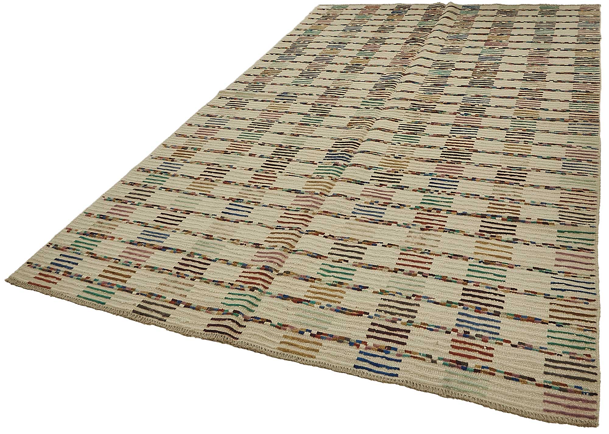 7x11 Beige Recycled Chaput Rug - 50308