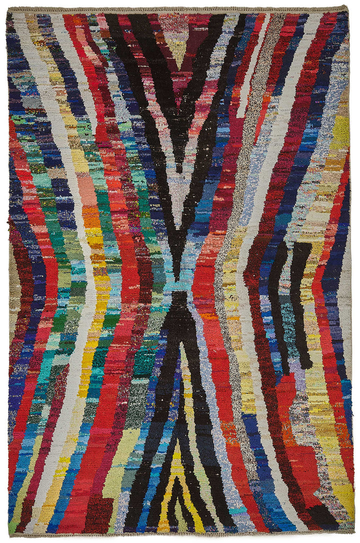 7x10 Multicolor Recycled Chaput Rug - 50309
