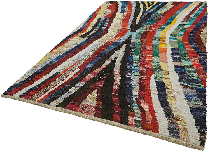 7x10 Multicolor Recycled Chaput Rug - 50309