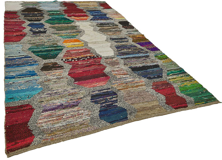 6x10 Multicolor Recycled Chaput Rug - 50310