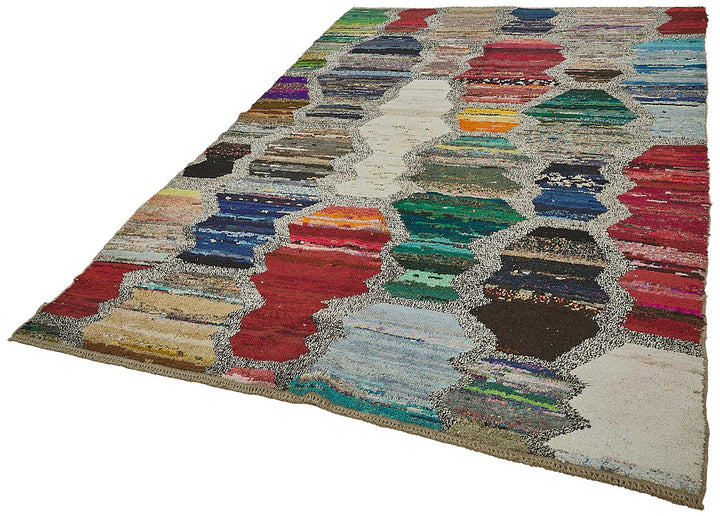 6x10 Multicolor Recycled Chaput Rug - 50310