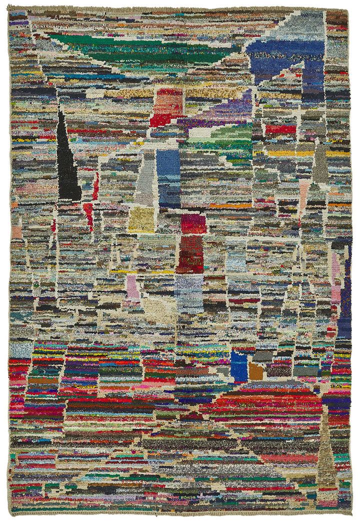 6x9 Multicolor Recycled Chaput Rug - 50311