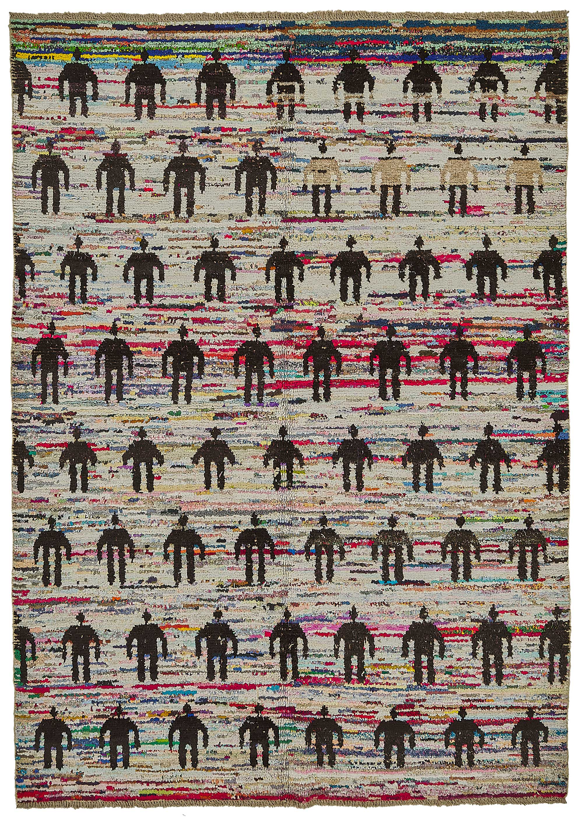 7x10 Multicolor Recycled Chaput Rug - 50312