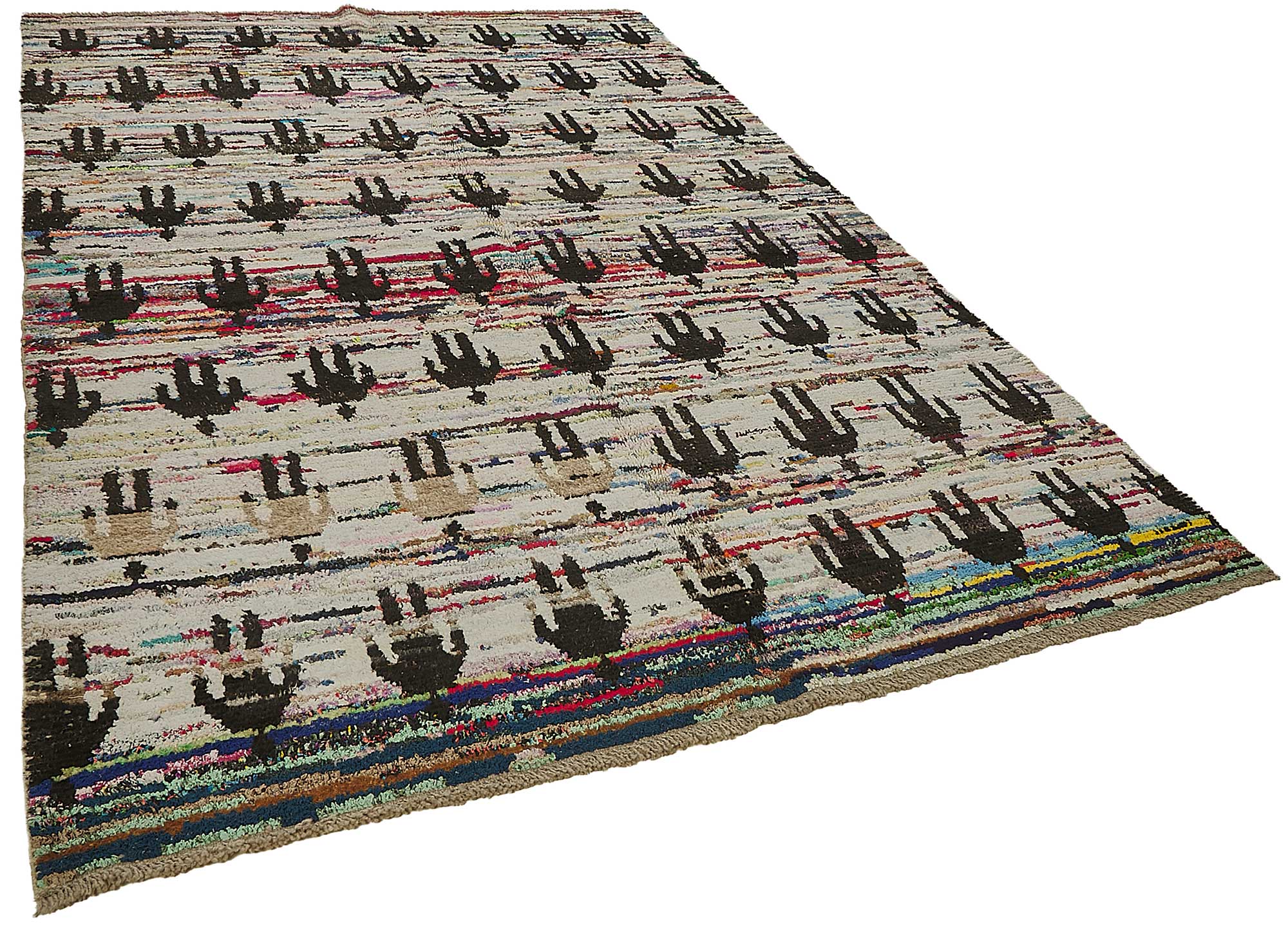 7x10 Multicolor Recycled Chaput Rug - 50312