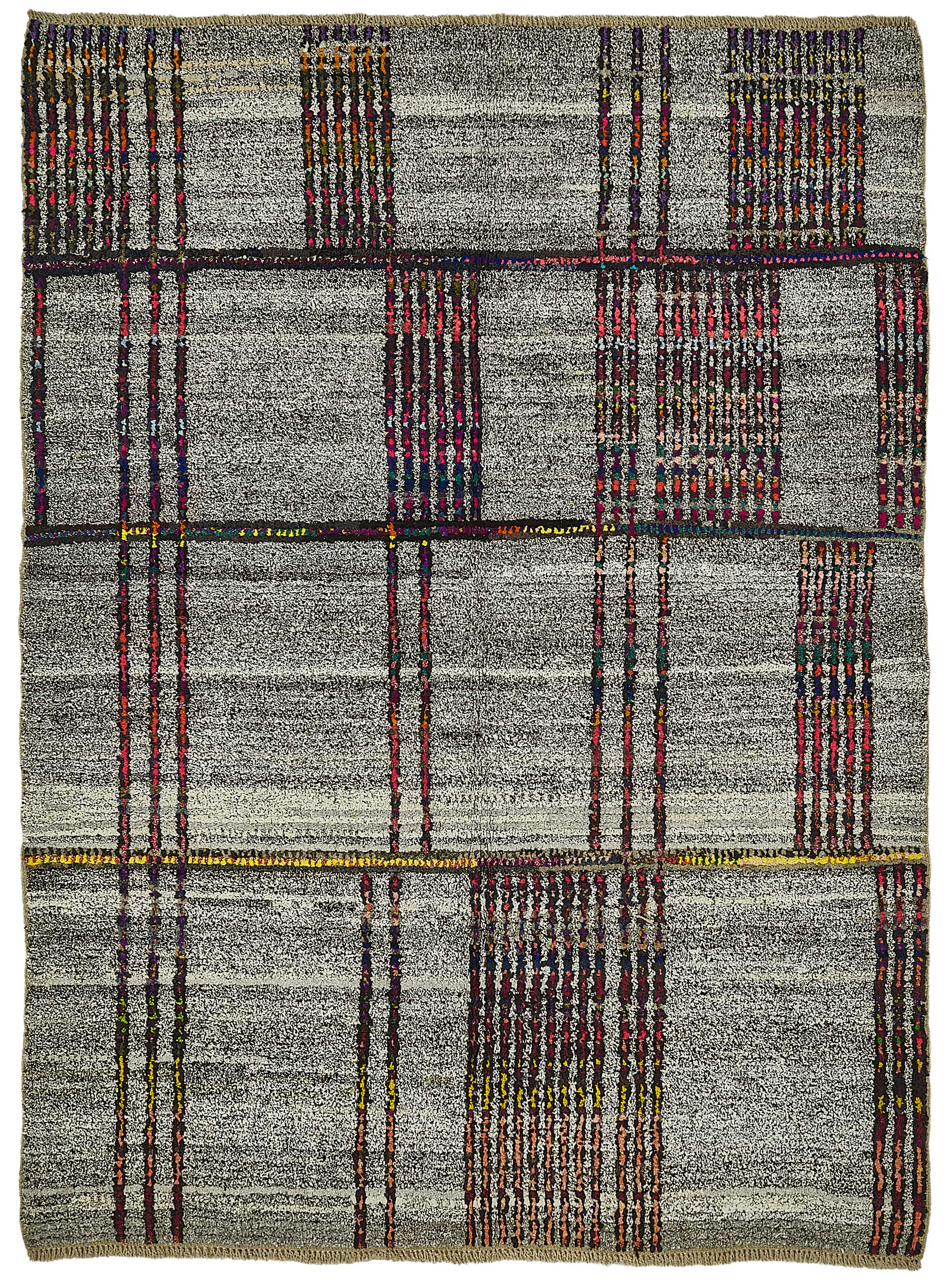 6x8 Grey Recycled Chaput Rug - 50315