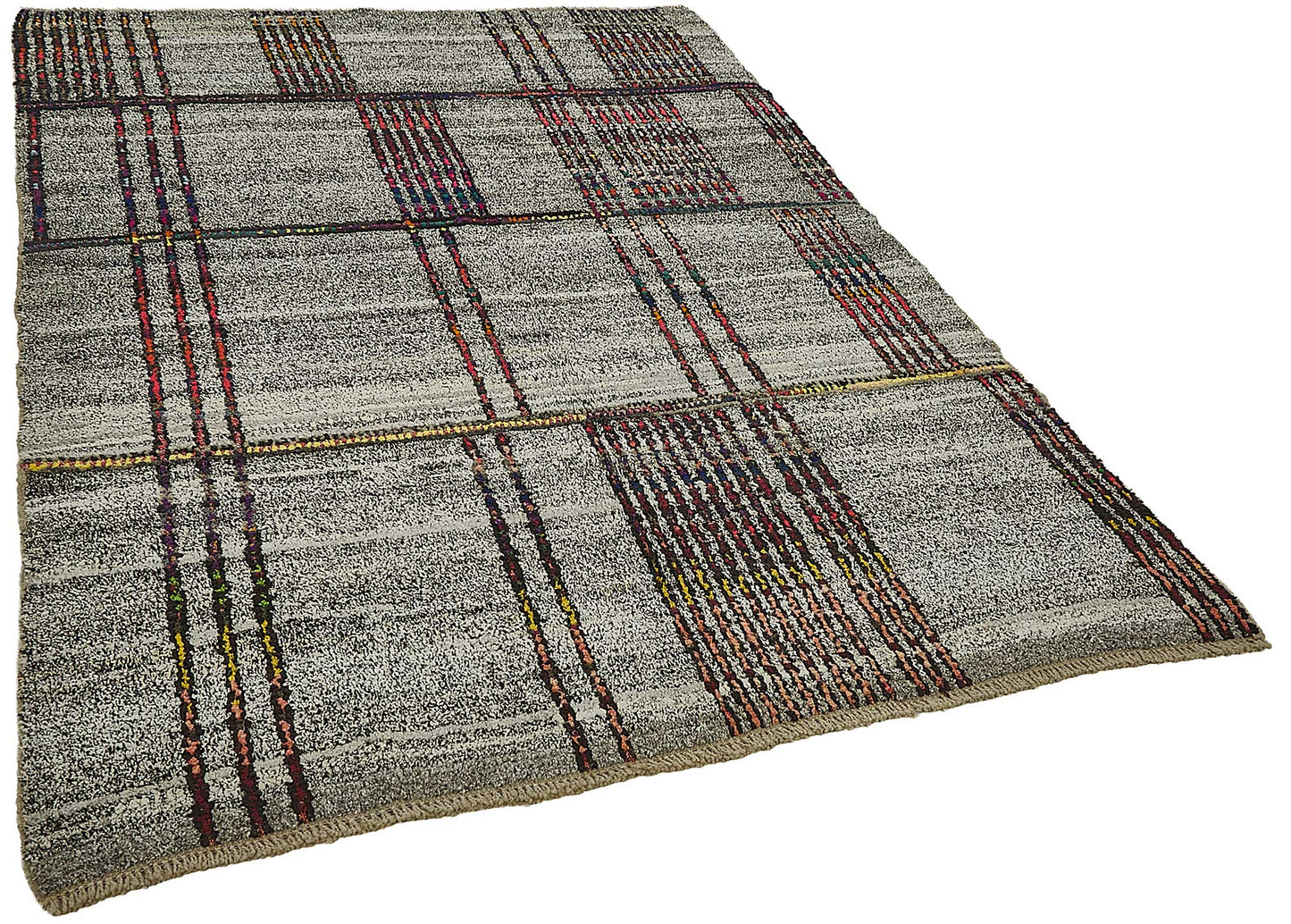 6x8 Grey Recycled Chaput Rug - 50315