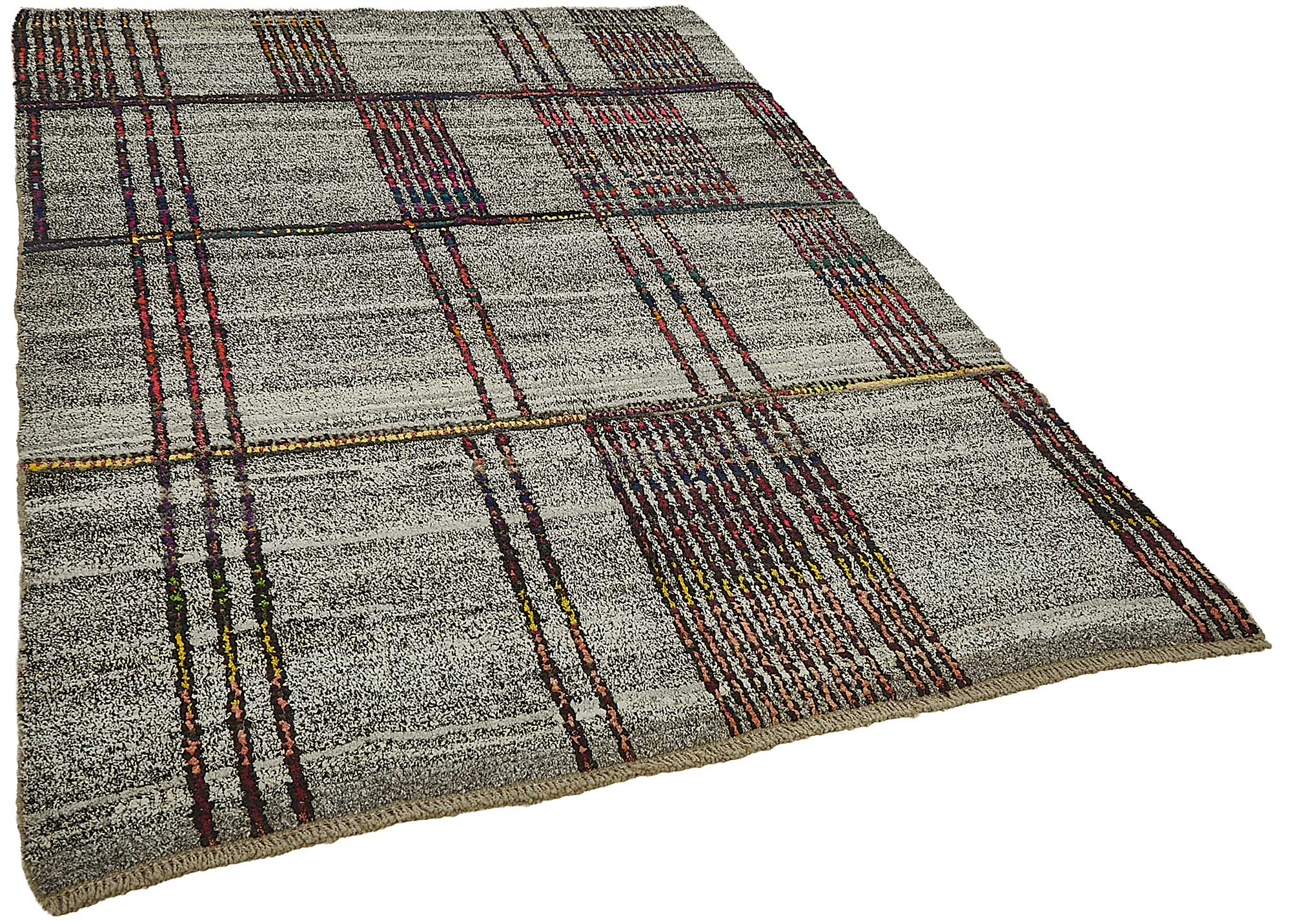 6x8 Grey Recycled Chaput Rug - 50315