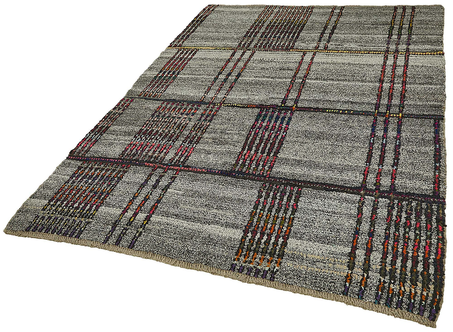 6x8 Grey Recycled Chaput Rug - 50315