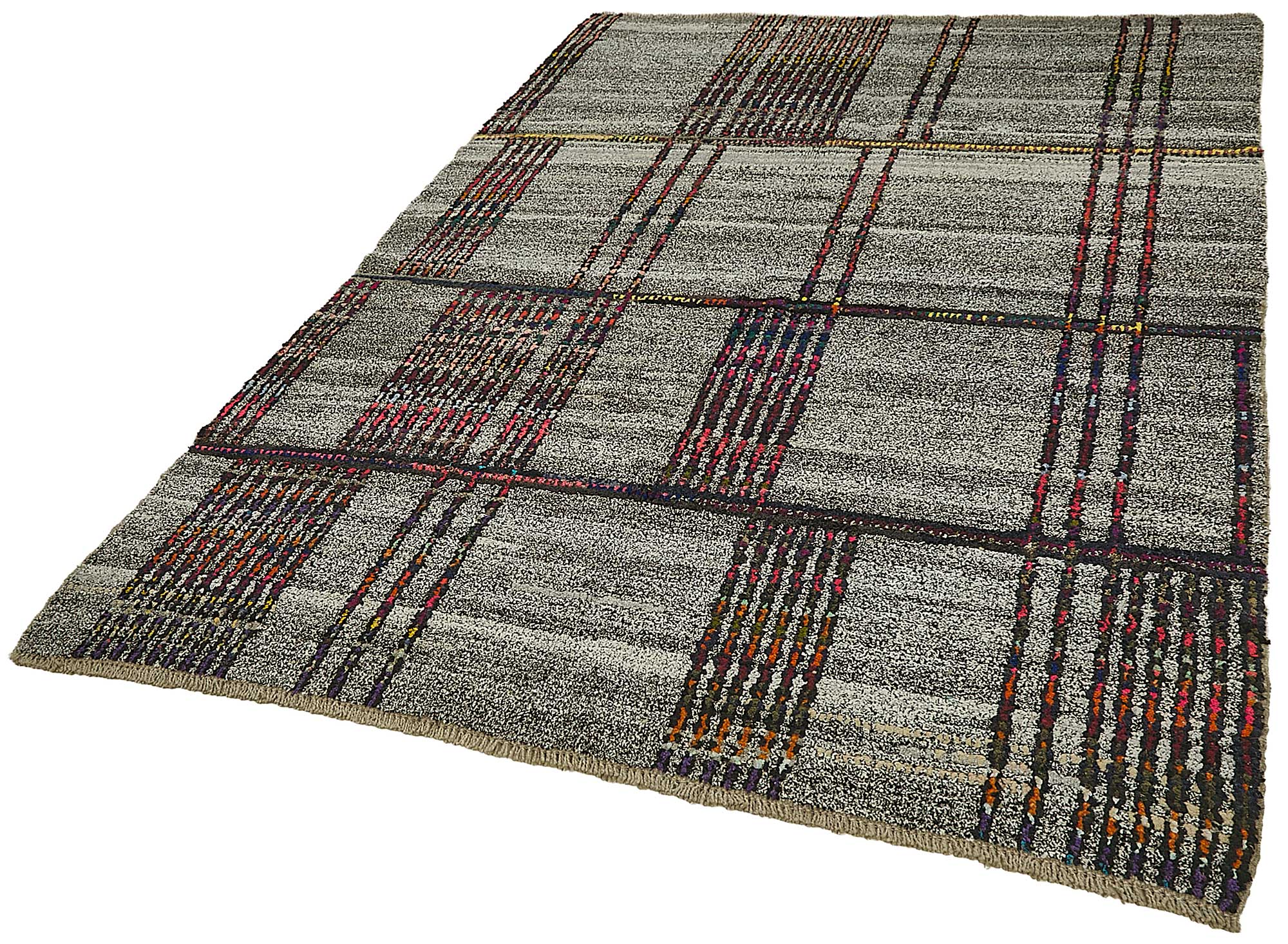 6x8 Grey Recycled Chaput Rug - 50315