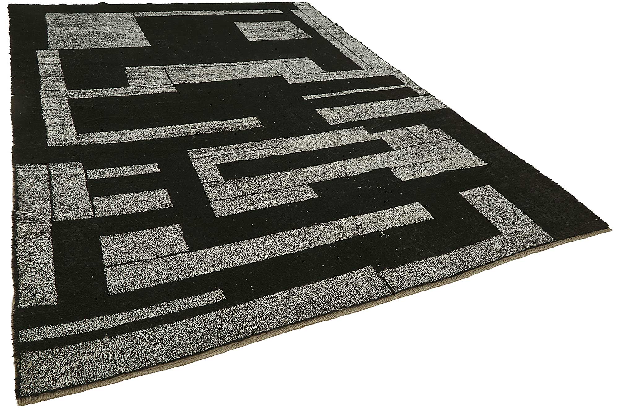 8x11 Black Recycled Chaput Rug - 50319