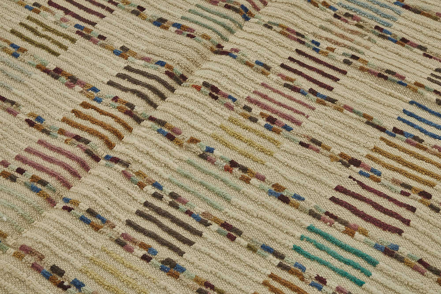 7x10 Beige Recycled Chaput Rug - 50322
