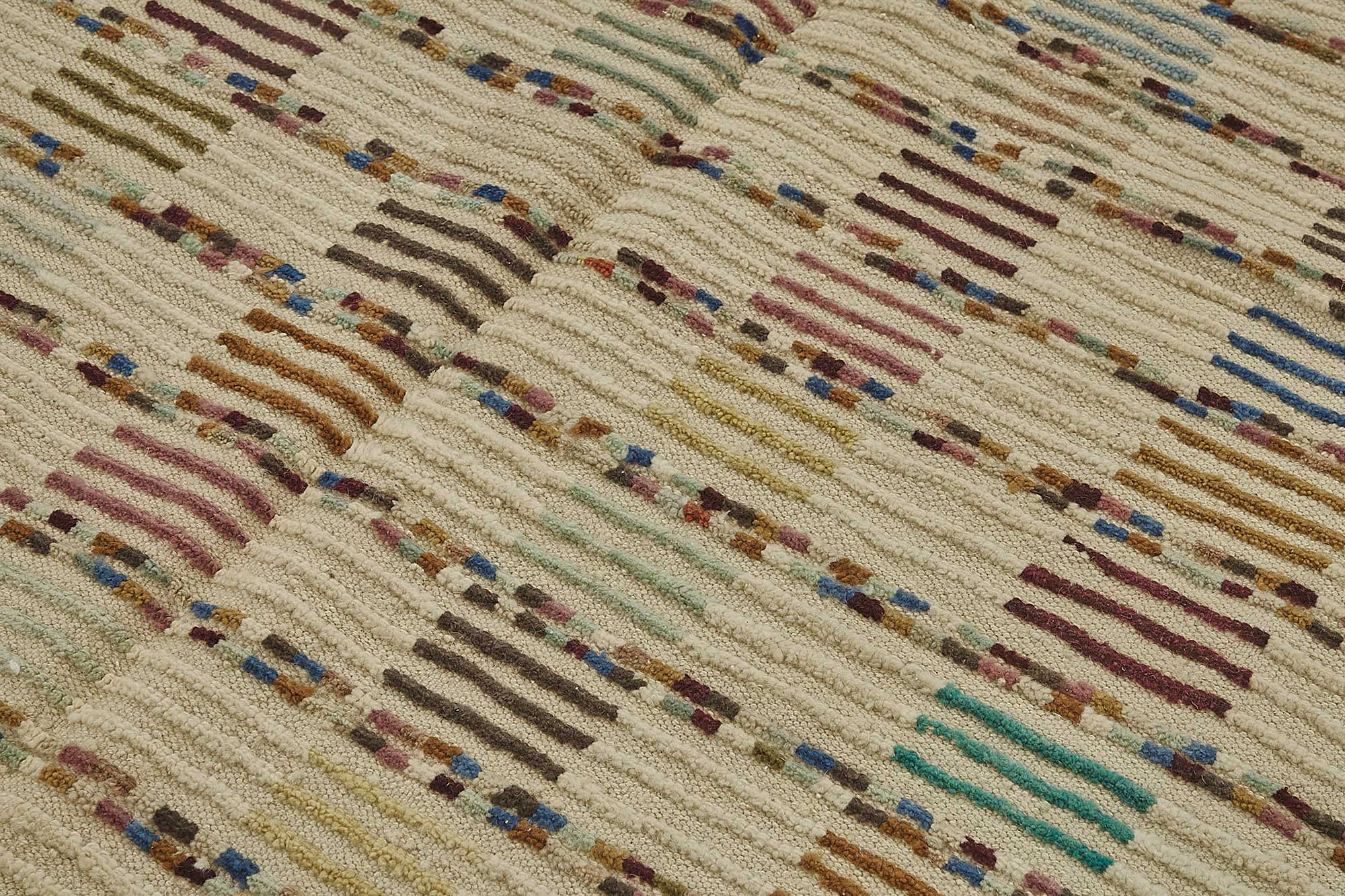 7x10 Beige Recycled Chaput Rug - 50322