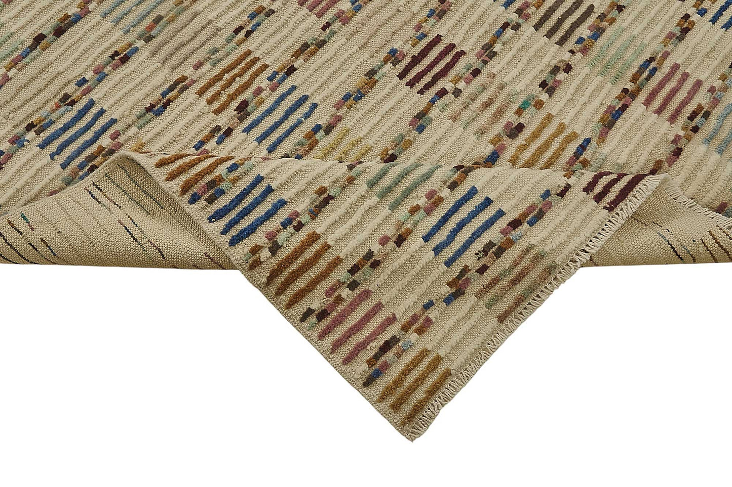 7x10 Beige Recycled Chaput Rug - 50322