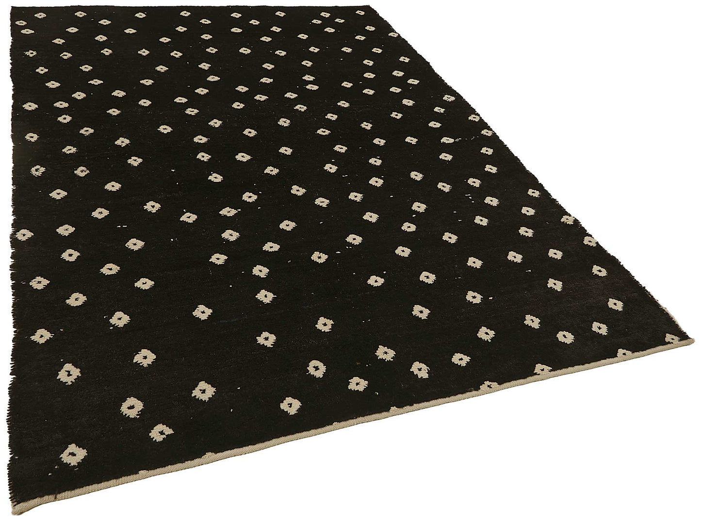 5x8 Black Recycled Chaput Rug - 50324