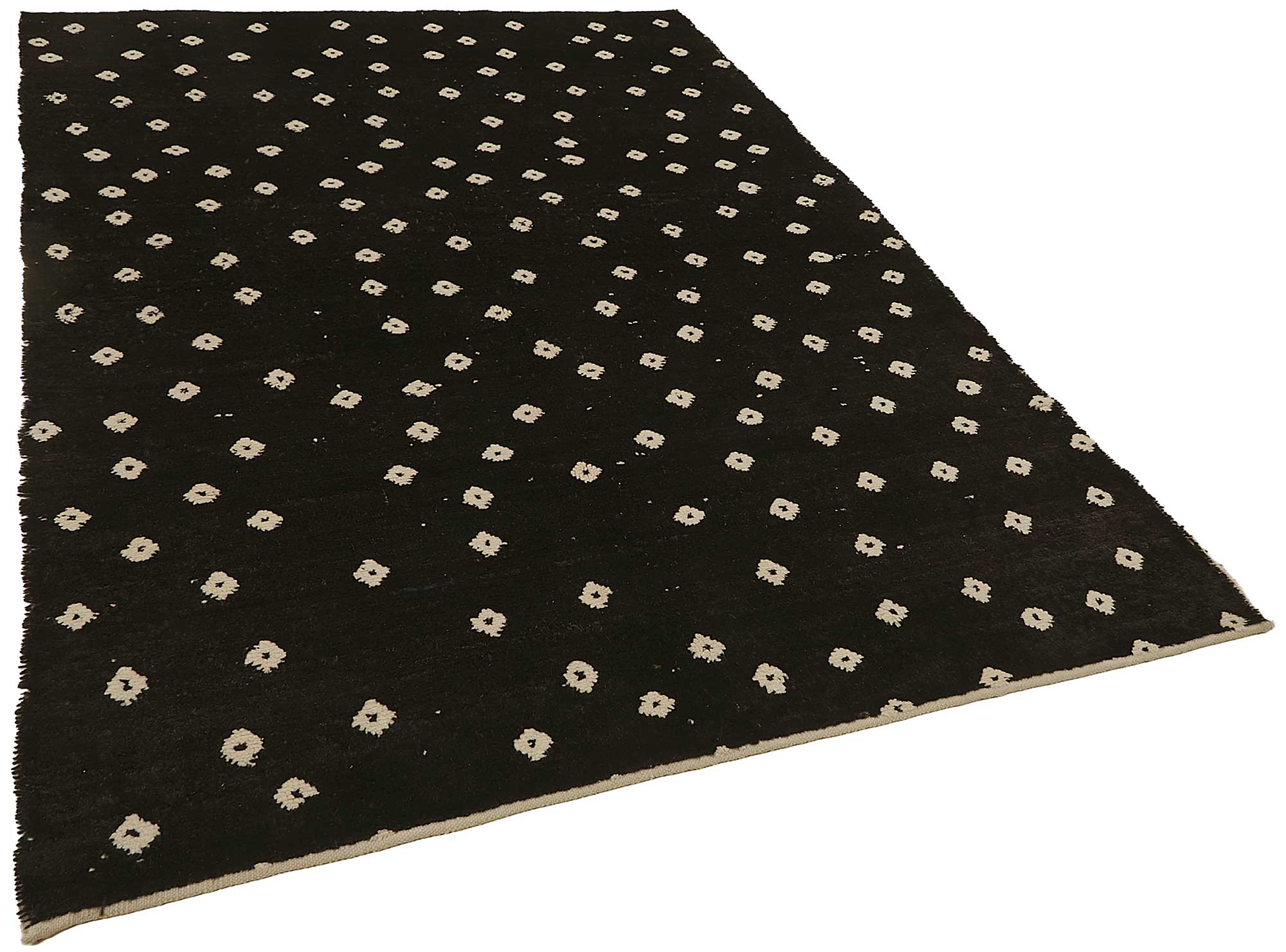 5x8 Black Recycled Chaput Rug - 50324