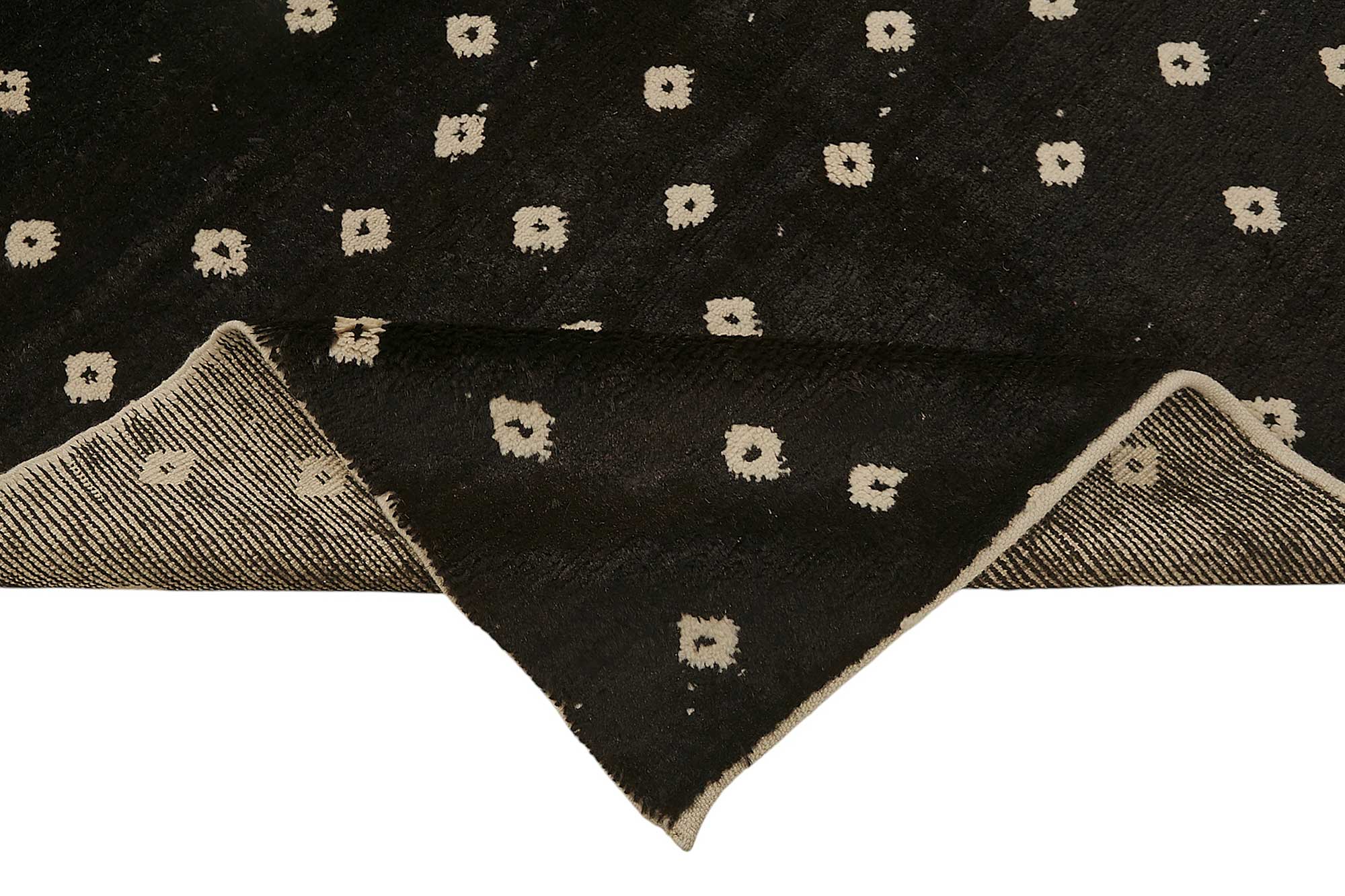5x8 Black Recycled Chaput Rug - 50324