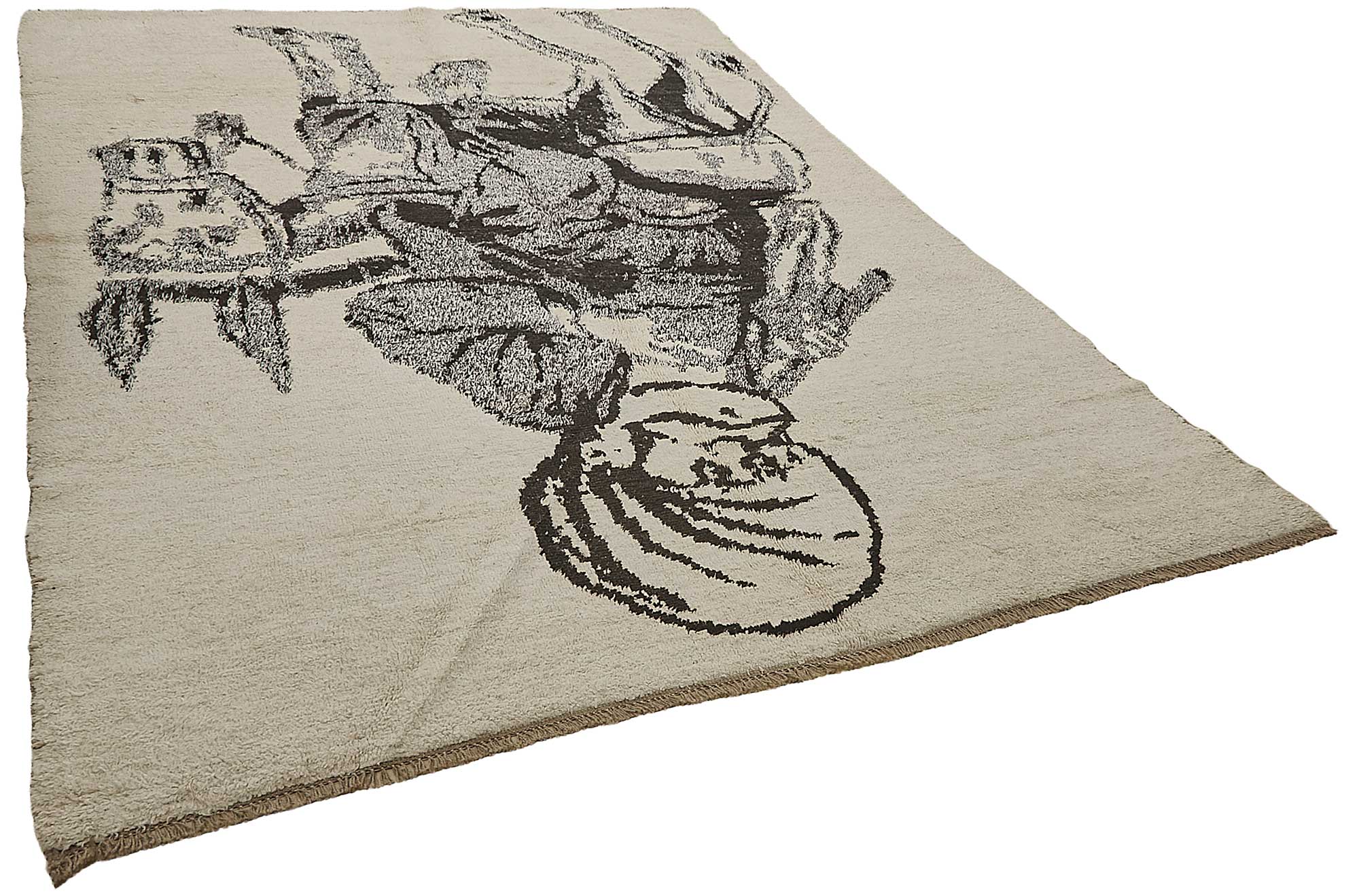 8x10 Beige Recycled Chaput Rug - 50329
