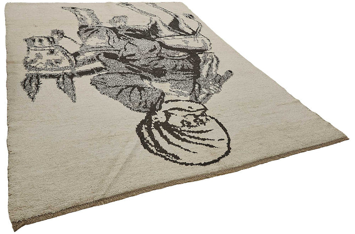 8x10 Beige Recycled Chaput Rug - 50329