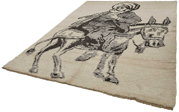 8x10 Beige Recycled Chaput Rug - 50329
